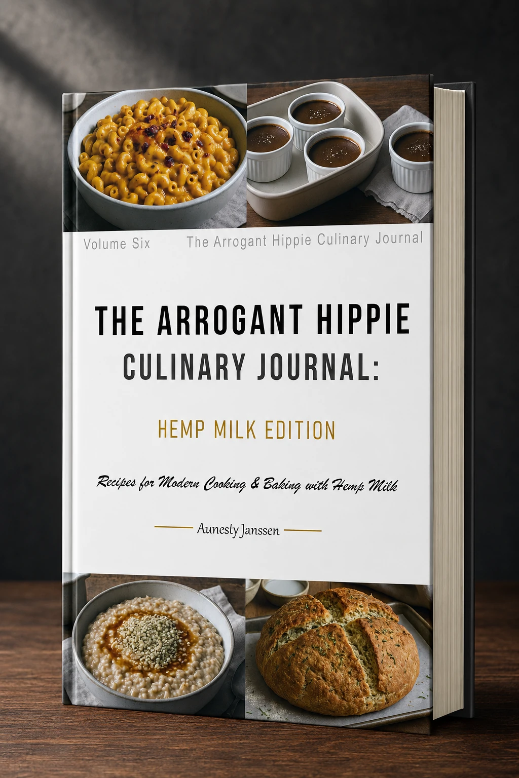 The Arrogant Hippie Culinary Journal Hemp Milk Edition by Aunesty Janssen
