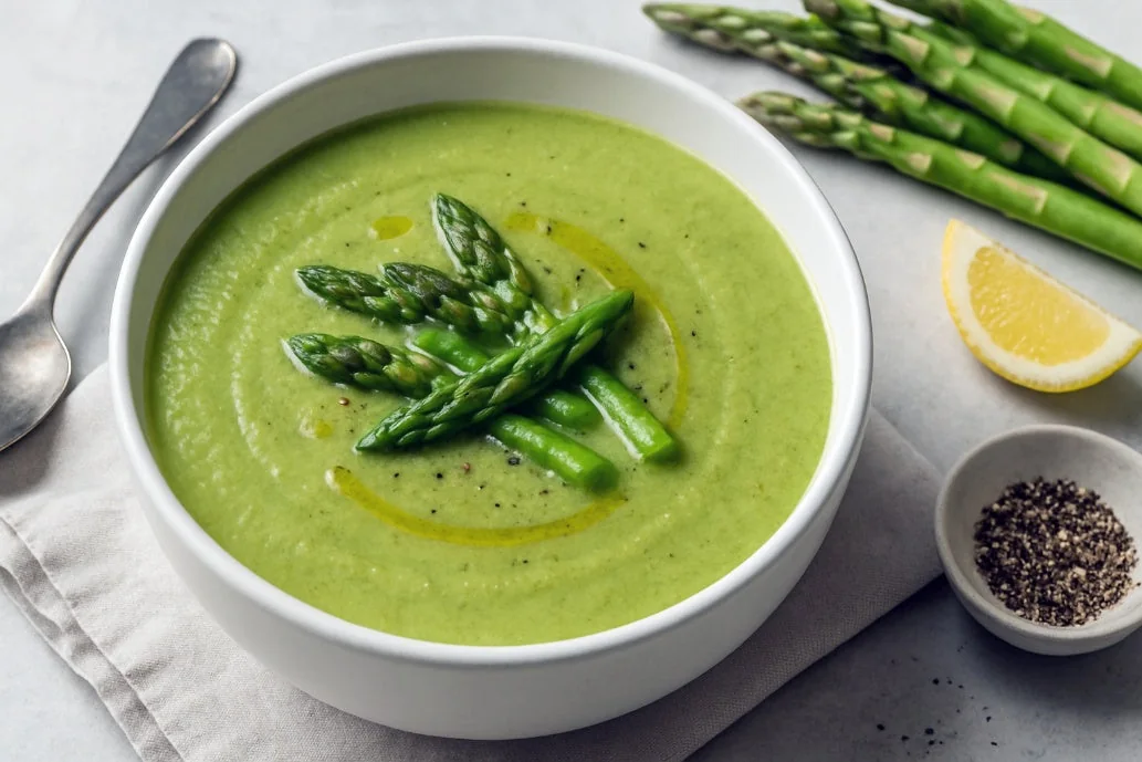 Almond Milk Asparagus Soup almond milk recipe