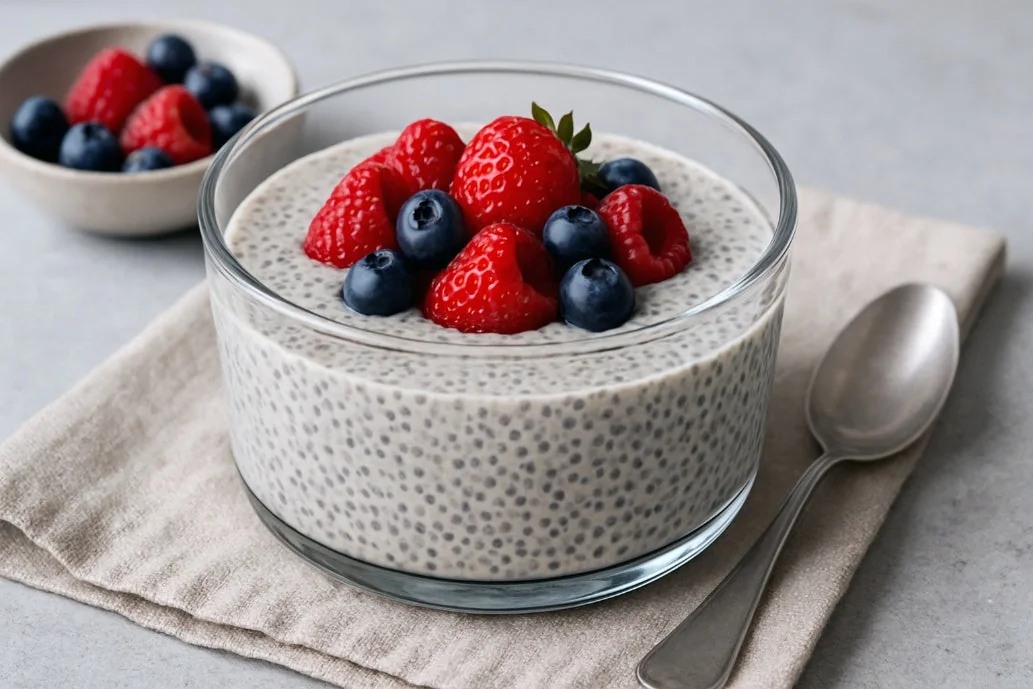 Almond Milk Chia Seed Pudding almond milk recipe