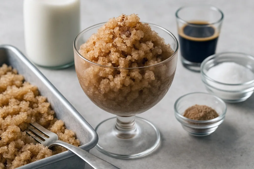 Almond Milk Granita almond milk recipe