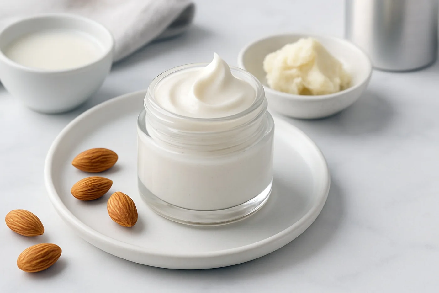 Almond Milk Hand Cream natural beauty formulation