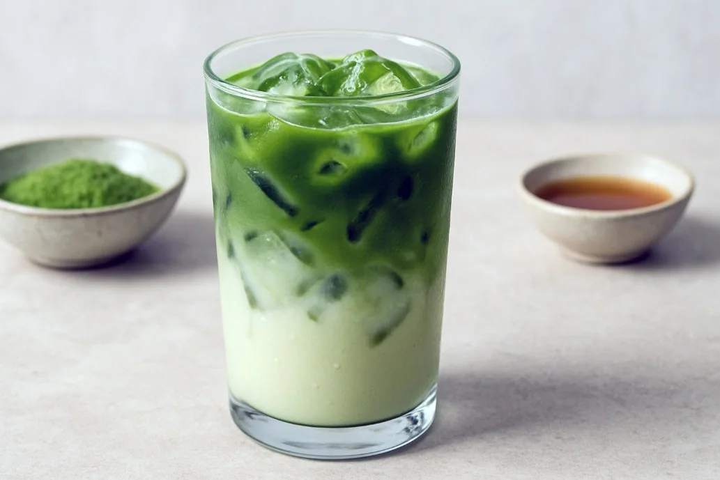 Almond Milk Iced Matcha Latte almond milk recipe
