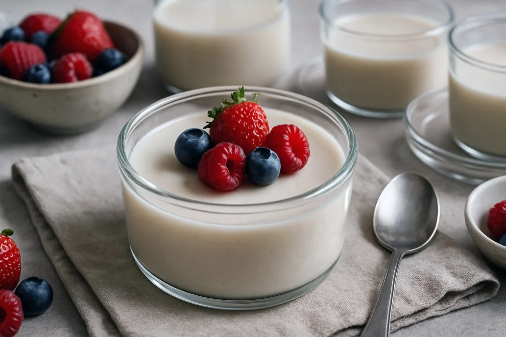 Almond Milk Panna Cotta almond milk recipe