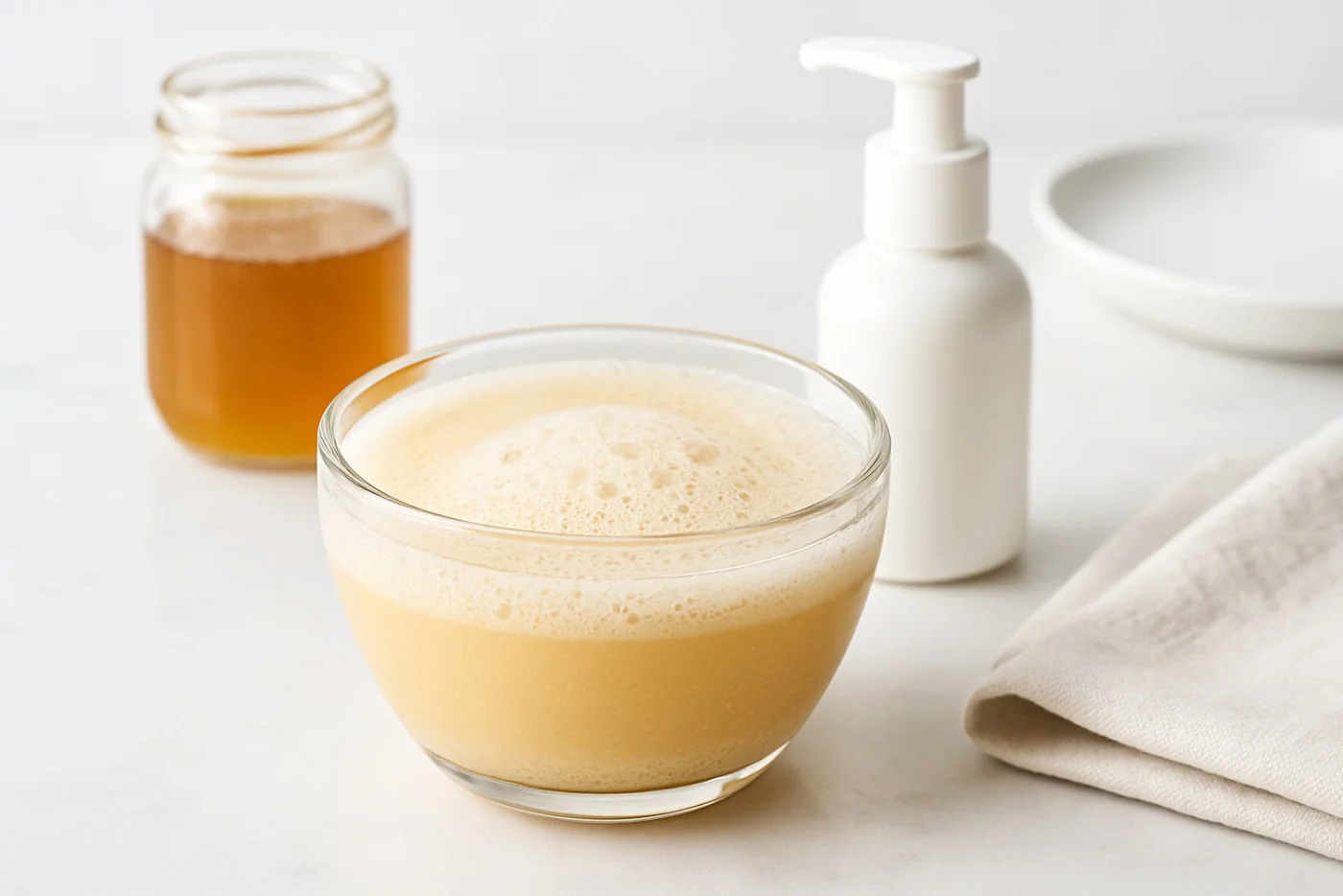 Camel Milk & Honey Cleanser natural beauty formulation