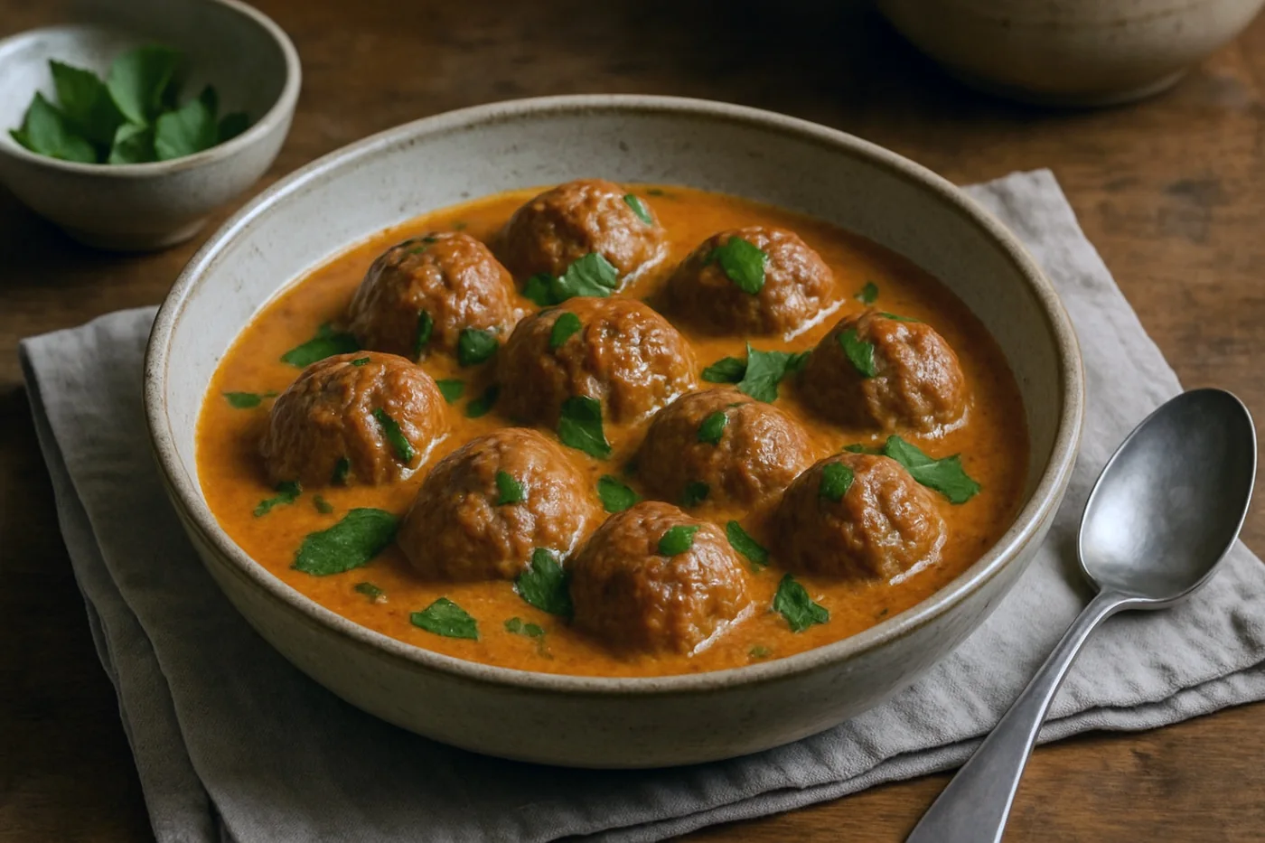 Camel Milk Lamb Meatballs in Sauce