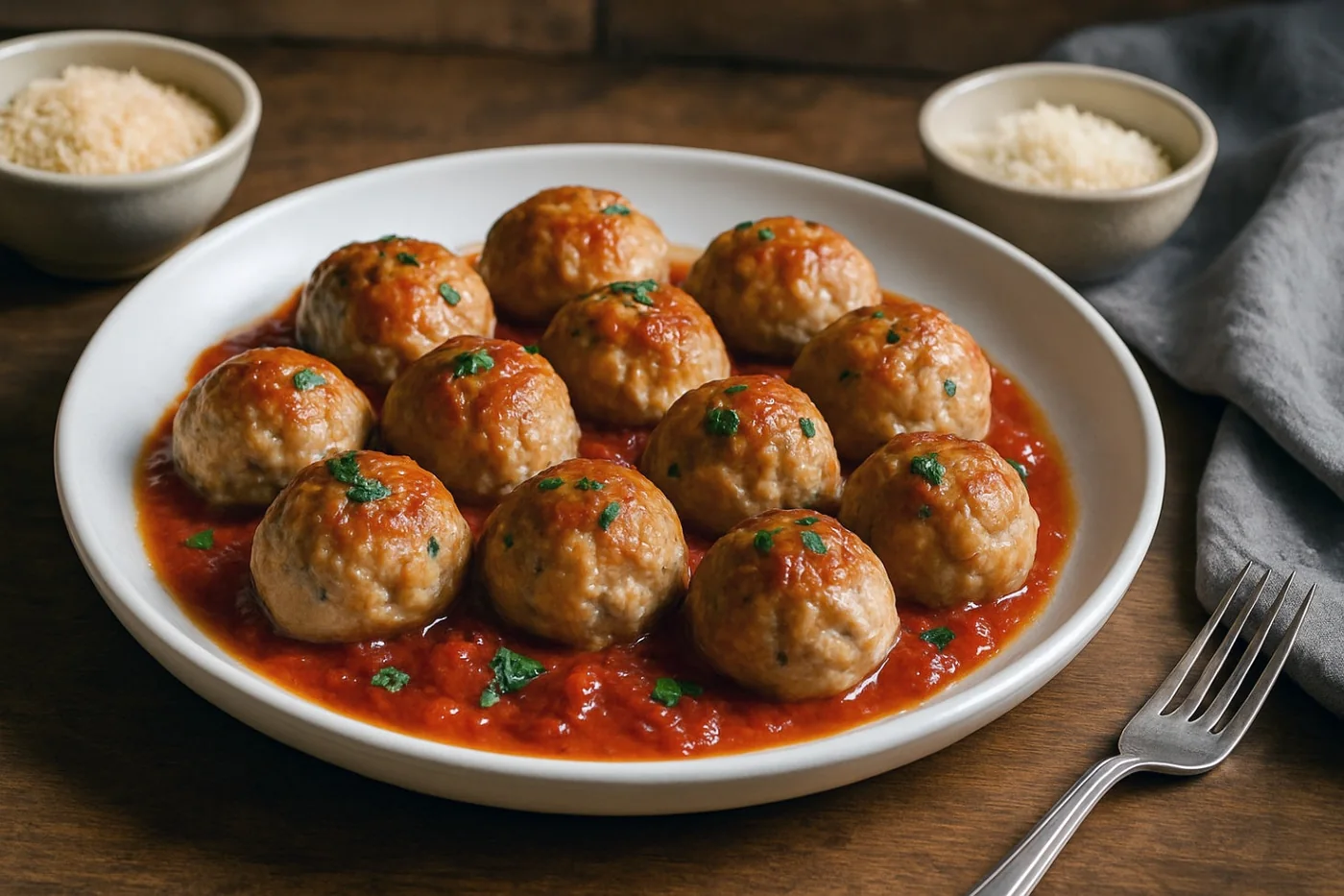 Camel Milk Turkey Meatballs