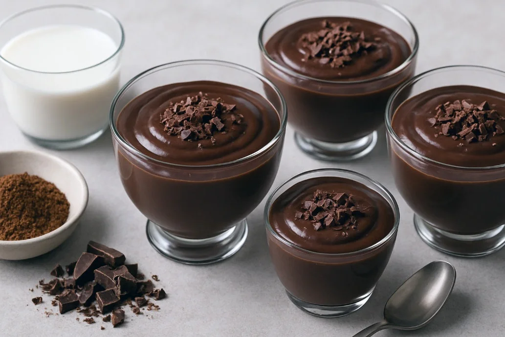 Dark Chocolate Almond Milk Pudding almond milk recipe