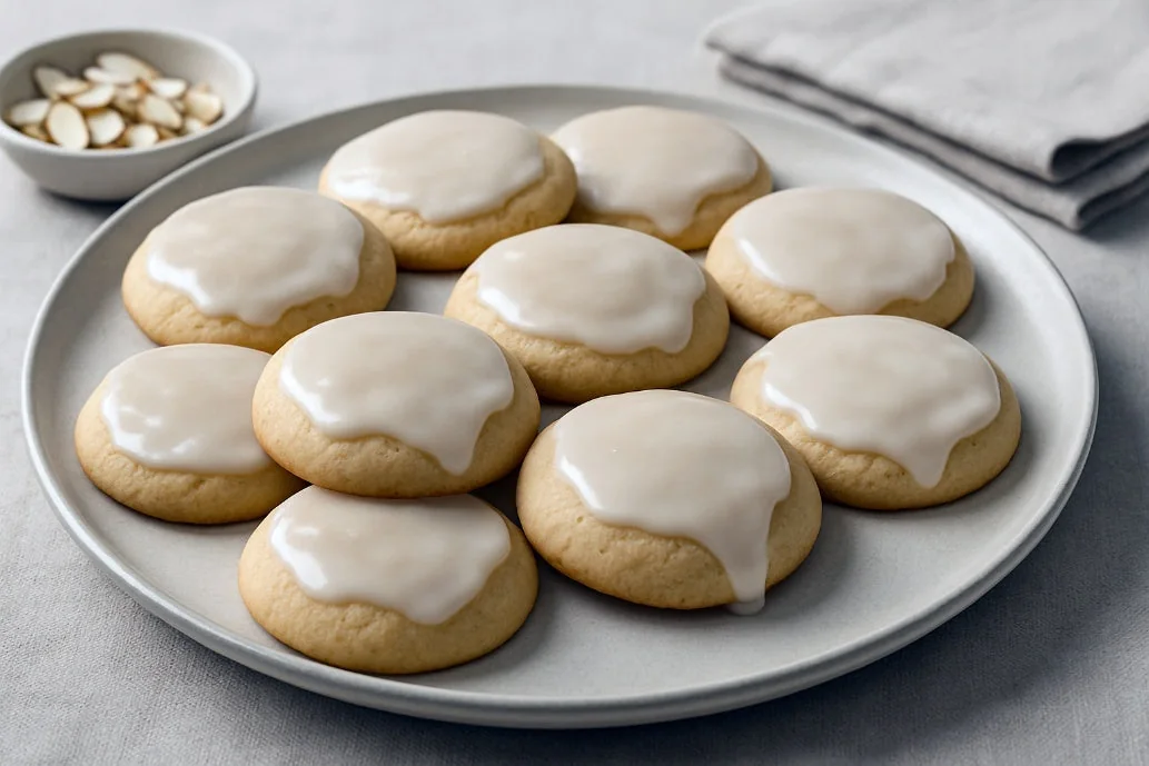 Glazed Almond Cookies almond milk recipe