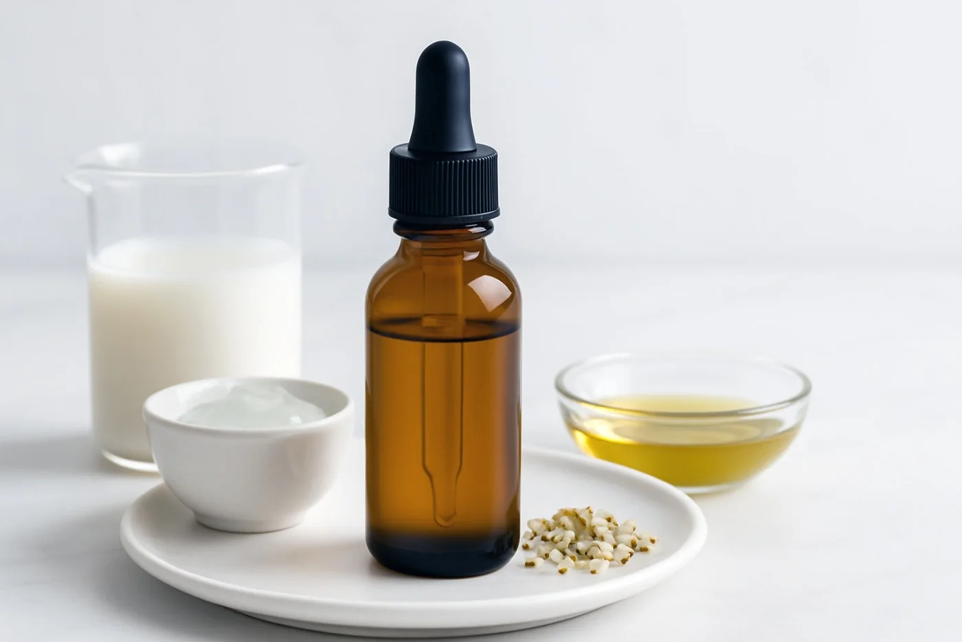 Hemp Milk Face Serum natural beauty formulation