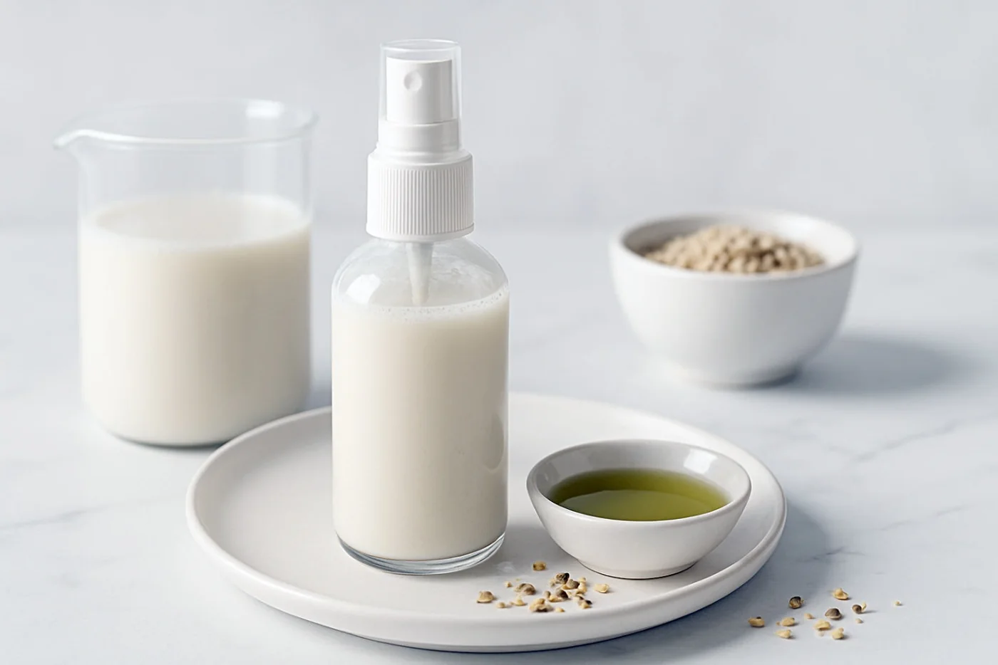 Hemp Milk Leave-In Spray natural beauty formulation