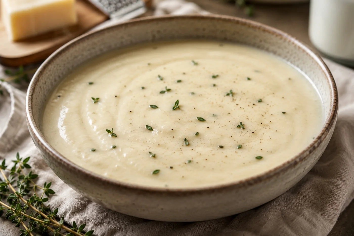 Camel Milk Herbed Béchamel