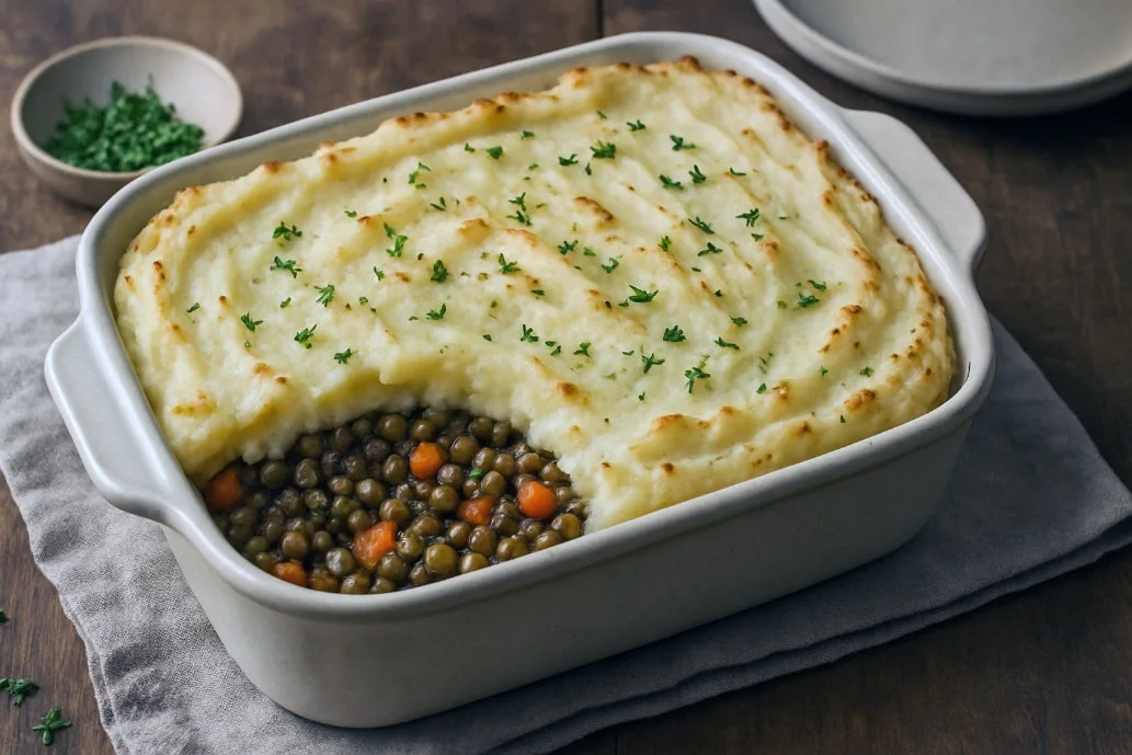 Lentil Shepherd's Pie Mash