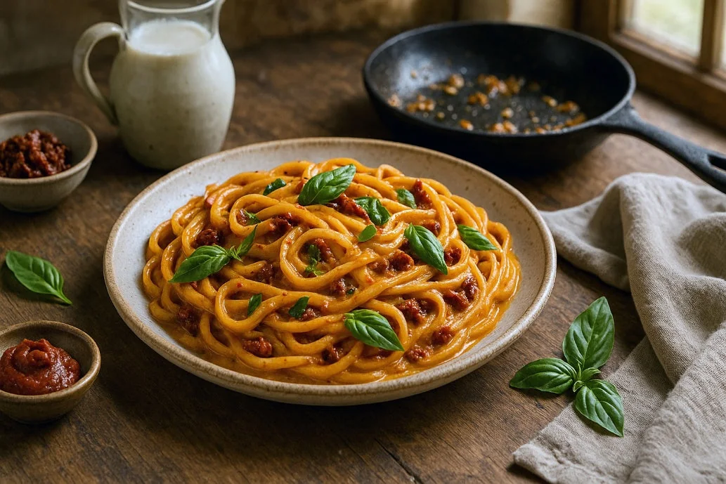 Creamy Sun-Dried Tomato Pasta
