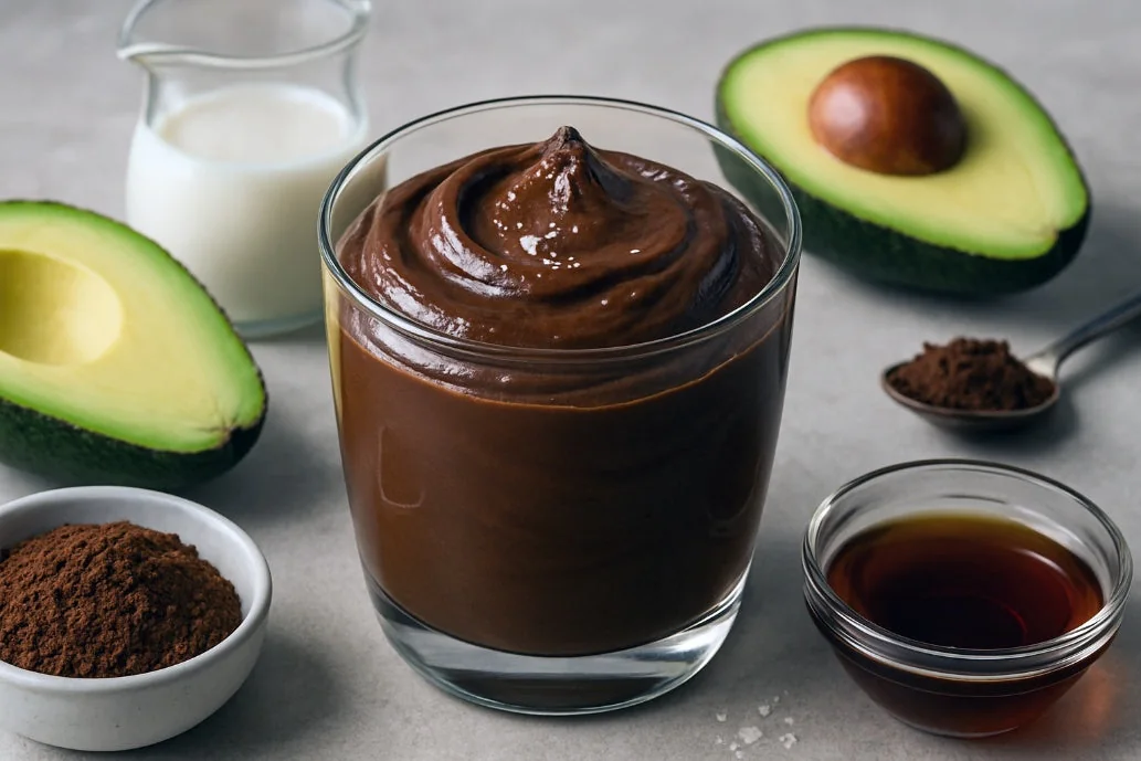 Dark Chocolate Avocado Mousse