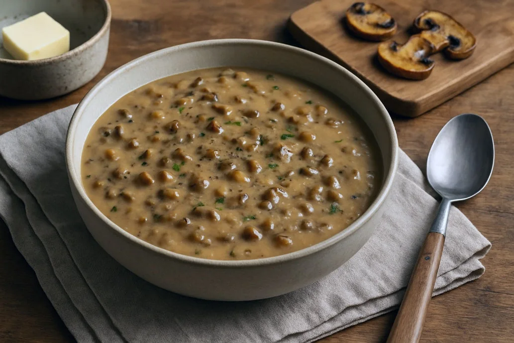 Potato Milk Mushroom Gravy