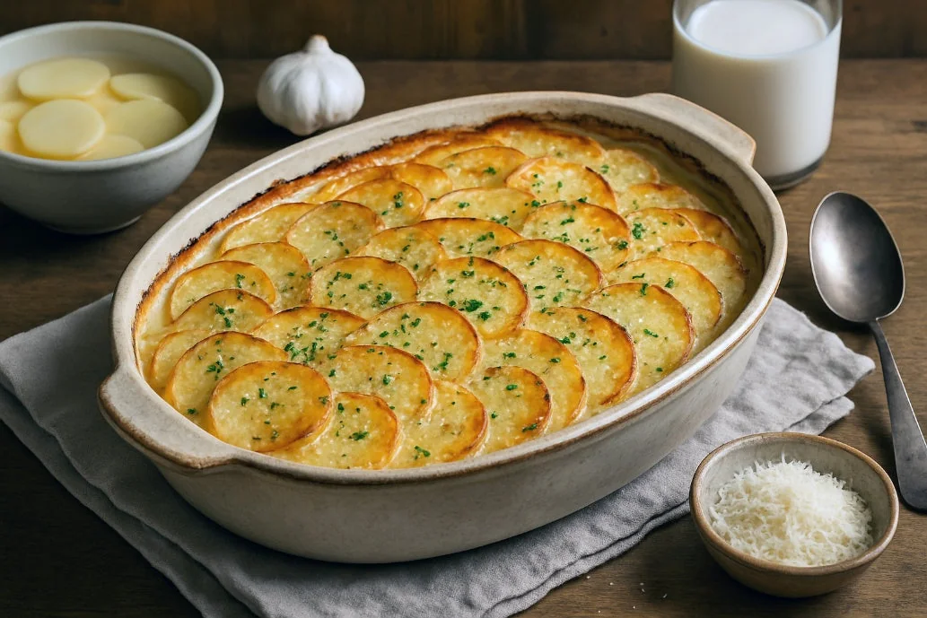 Potato Milk Scalloped Potatoes