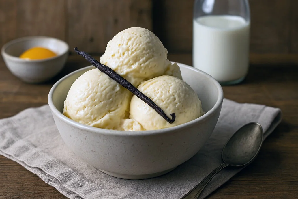 Potato Milk Vanilla Bean Ice Cream