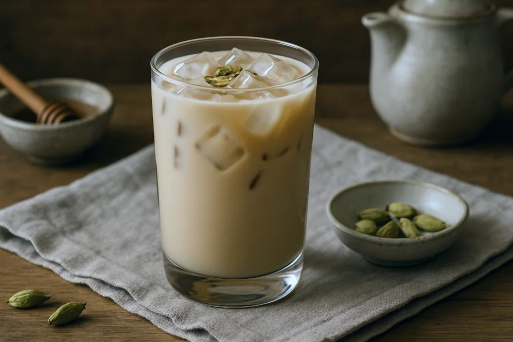 Cardamom Iced Tea Latte