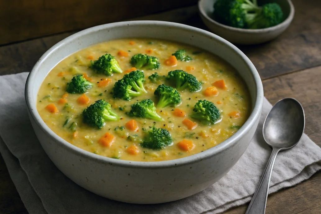 Vegan Broccoli "Cheddar" Soup