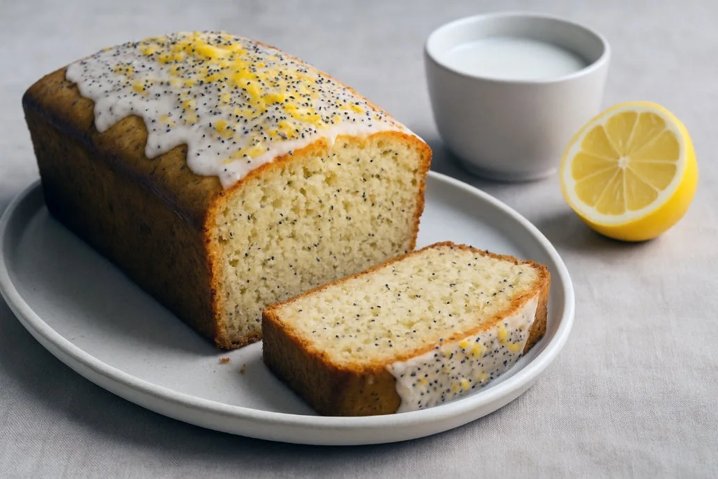 Lemon Poppyseed Loaf almond milk recipe