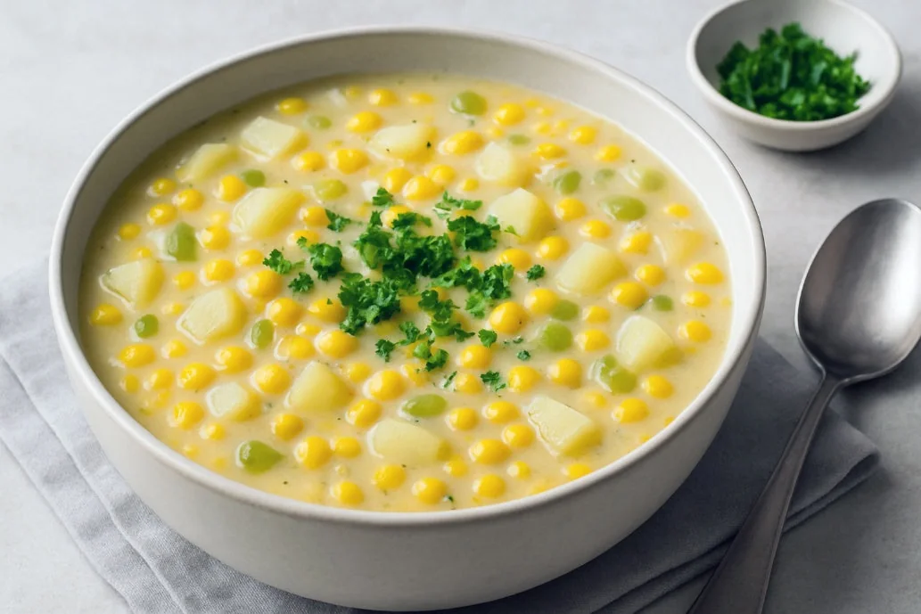 Lightened-Up Corn Chowder almond milk recipe