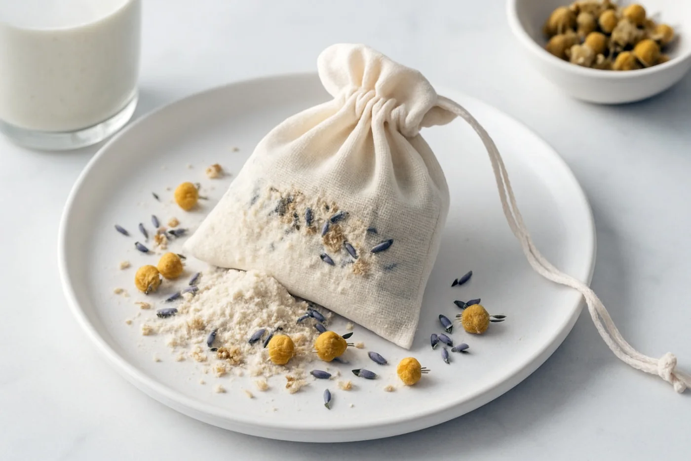 Oat Milk Chamomile Bath Tea natural beauty formulation
