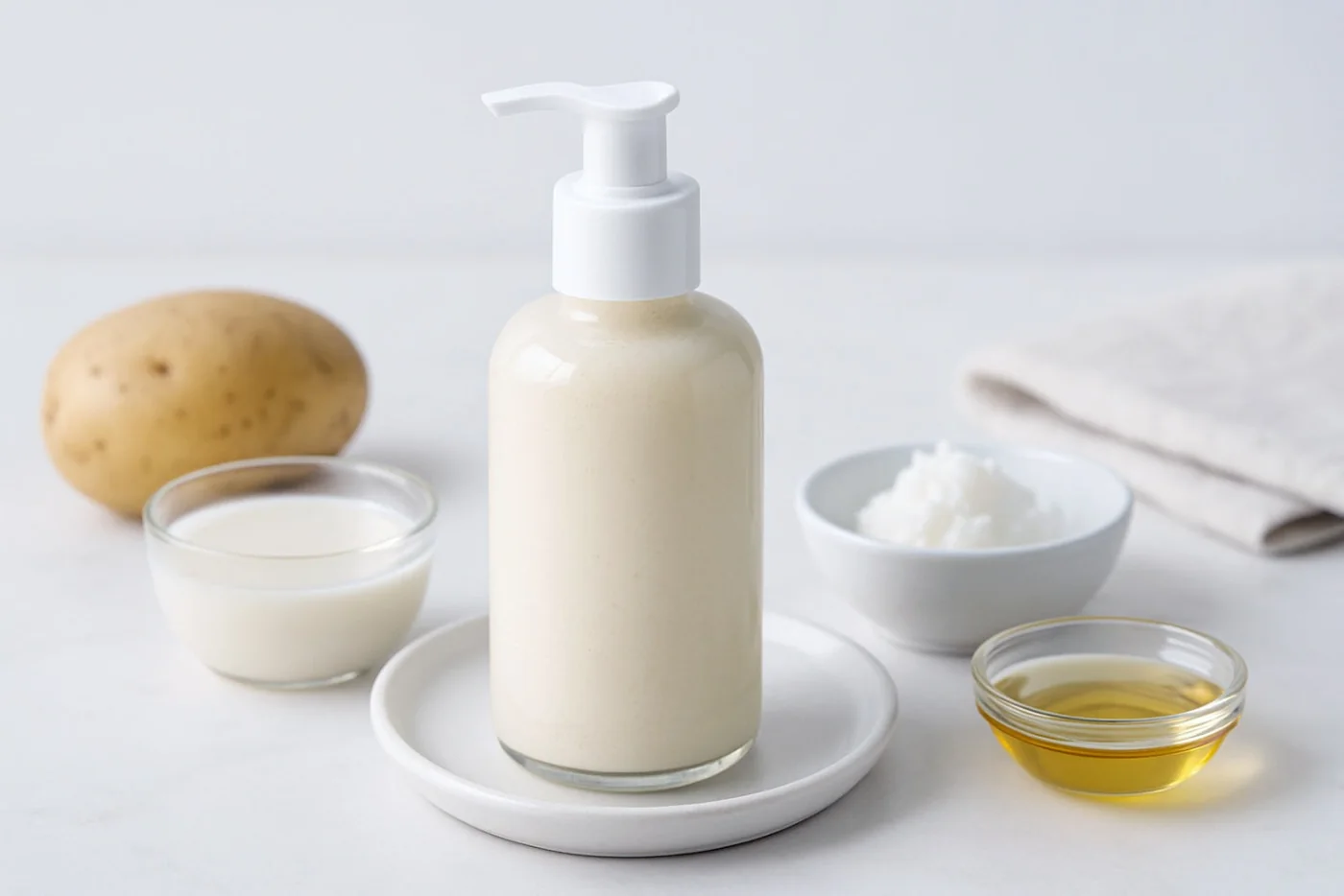 Potato Milk Calming Body Lotion natural beauty formulation