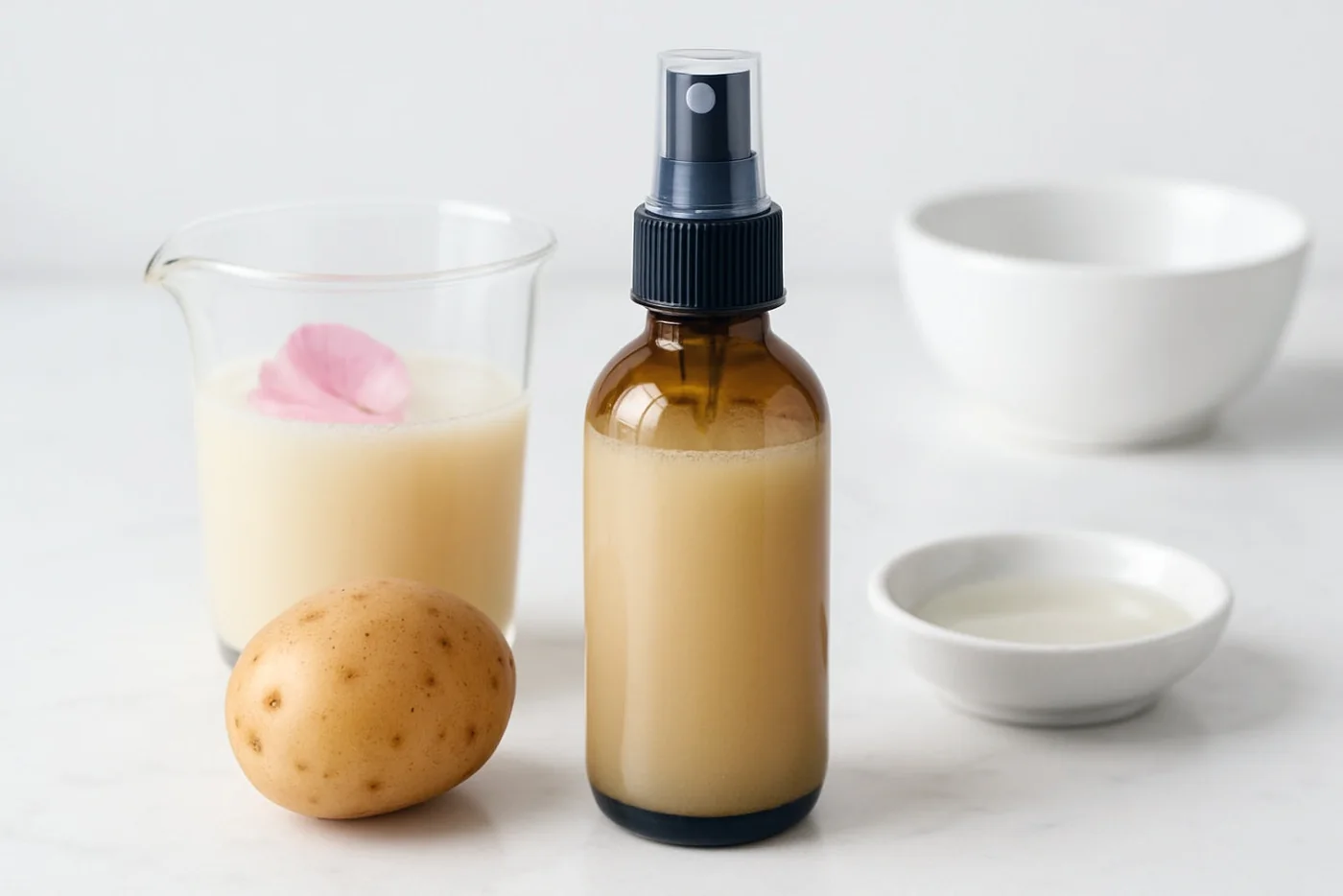 Potato Milk Skin Brightening Toner natural beauty formulation