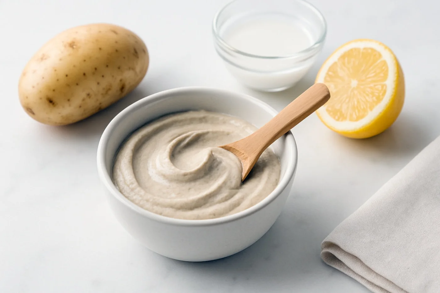 Potato Milk Spot-Lightening Mask natural beauty formulation