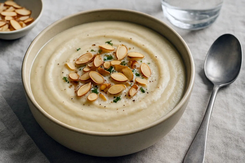 Roasted Cauliflower & Almond Soup almond milk recipe