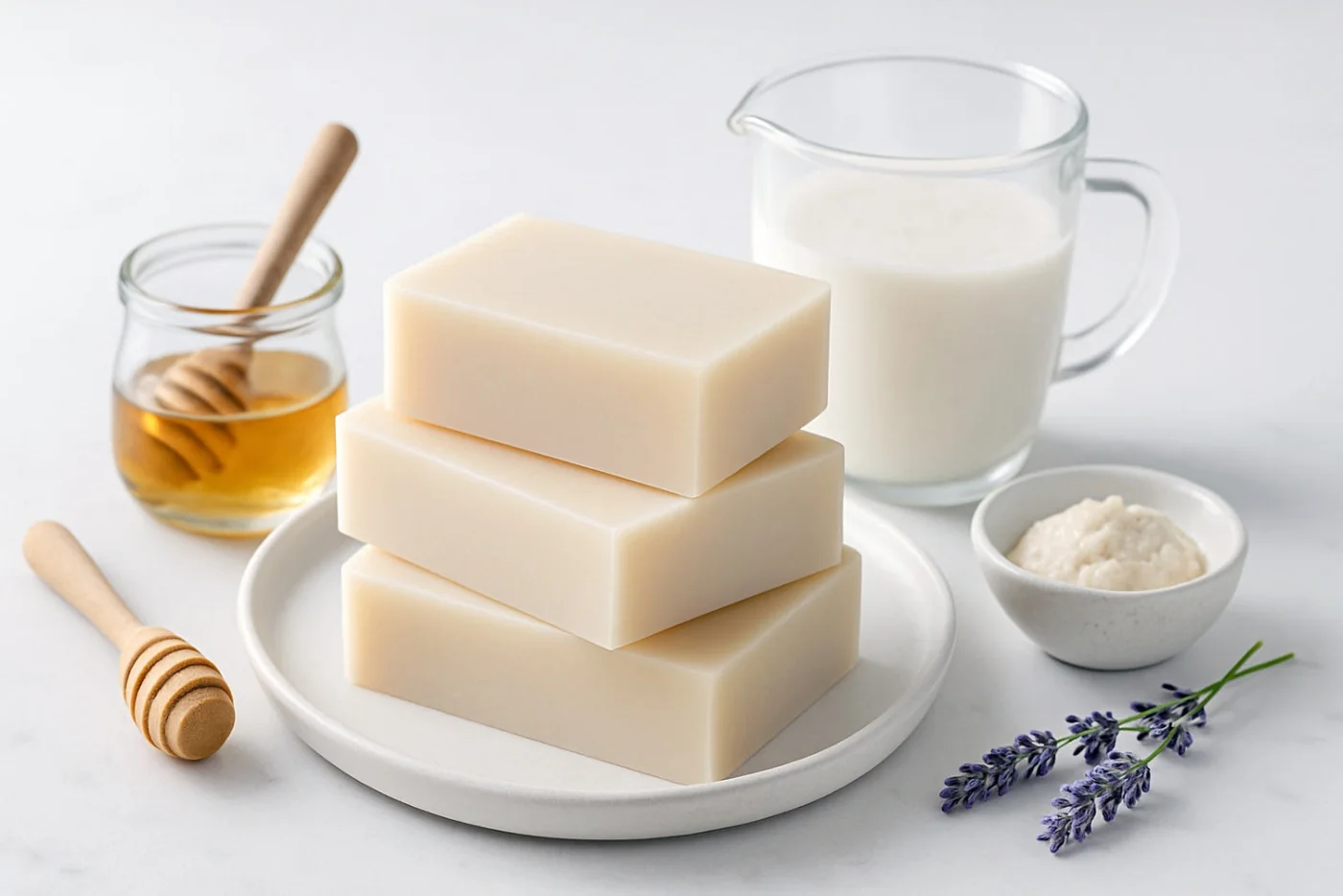 Simple Melt-and-Pour Goat Milk Soap natural beauty formulation