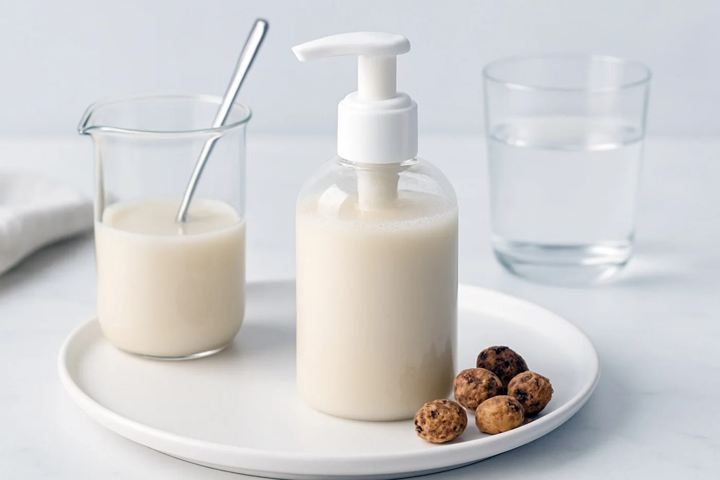Tiger Nut Milk Facial Cleanser natural beauty formulation