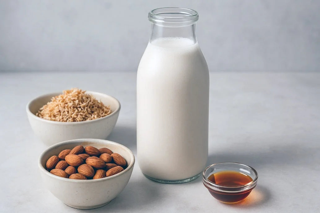 Toasted Coconut Almond Milk almond milk recipe