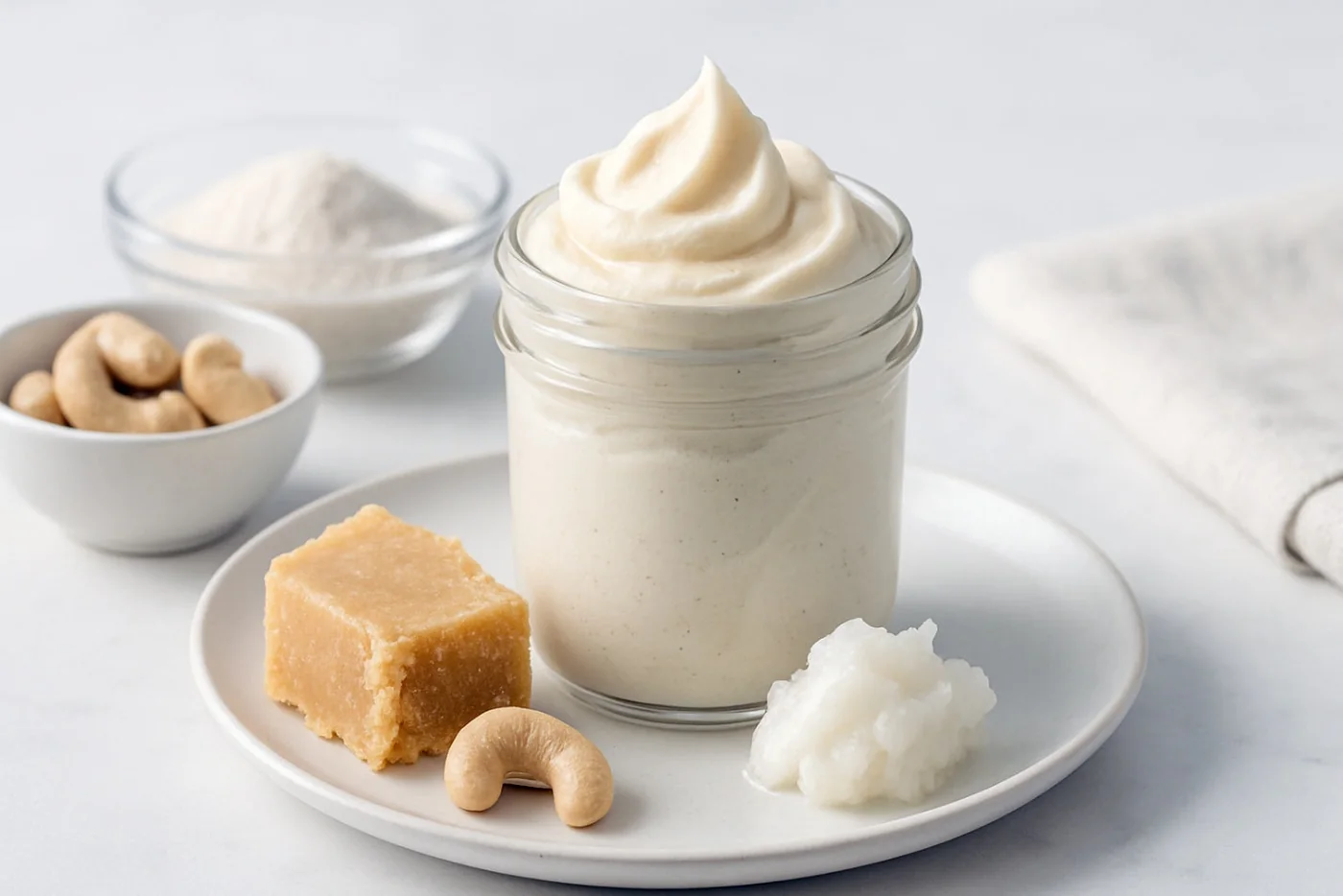 Whipped Cashew Body Butter natural beauty formulation